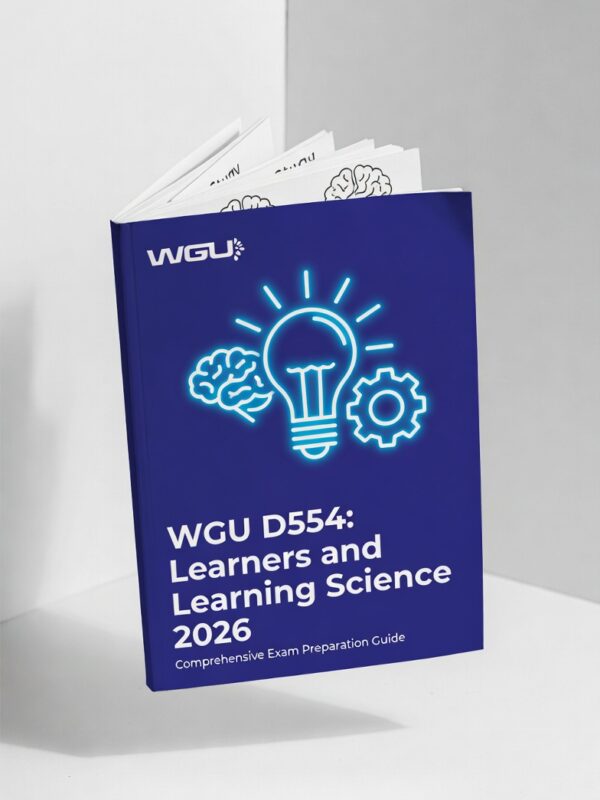 WGU D554 Learners and Learning Science