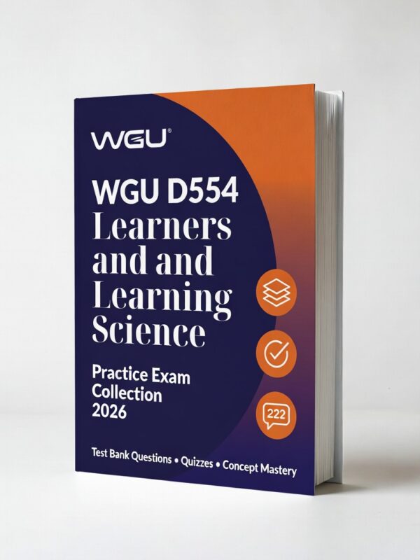 WGU D554 with 300+ practice questions