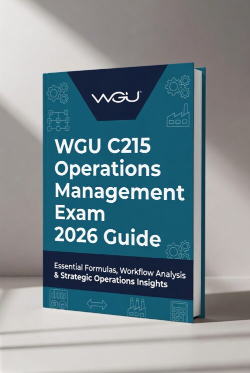 WGU C215 Operations Management Exam 2026 Guide