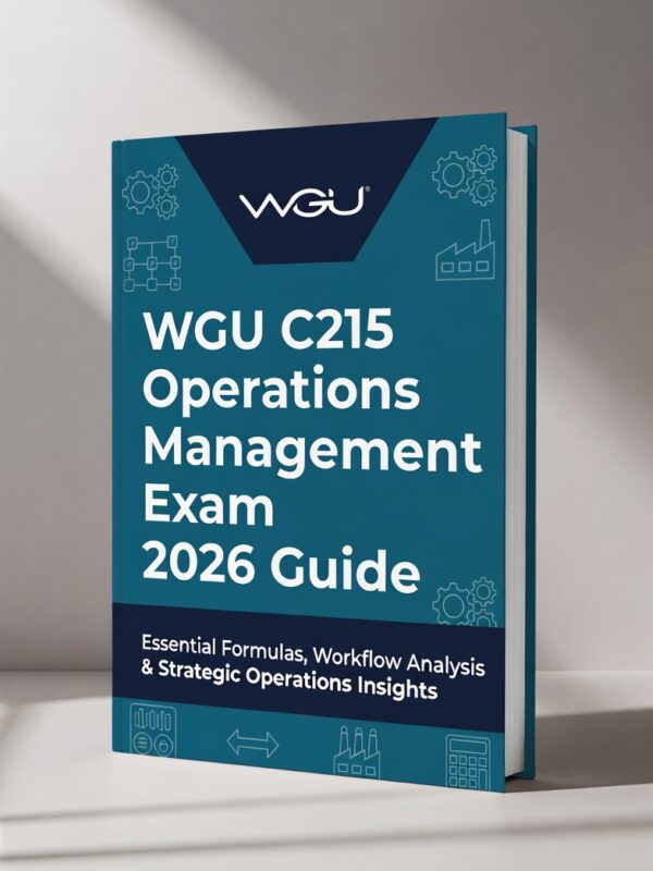 WGU C215 Operations Management Exam 2026 Guide