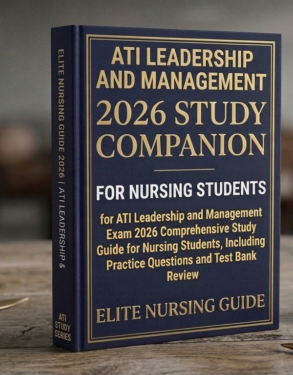 Secure your nursing future with the ATI Leadership and Management 2026 Comprehensive Study Guide. This elite resource includes a high-yield test bank review, realistic practice questions, and in-depth rationales to help you master delegation and ace your proctored exam with ease.