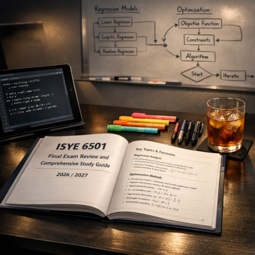 ISYE 6501 Final Exam