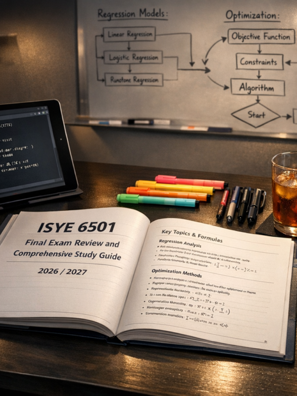 ISYE 6501 Final Exam
