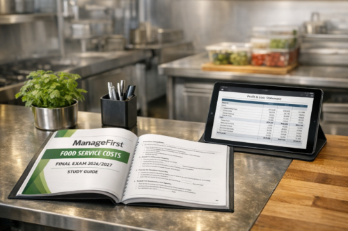 Manage First Food Service Costs Final Exam 2026/2027