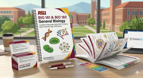 BIO 181 & BIO 182 General Biology Study Notes and Exam