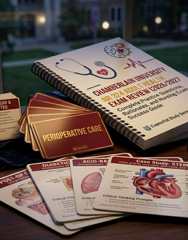 Chamberlain University NR 324 Adult Health I Exam Success Guide