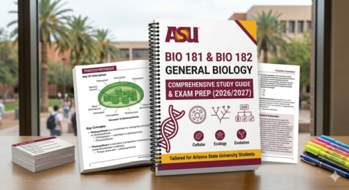 ASU BIO 181 & BIO 182 General Biology Comprehensive Study Guide