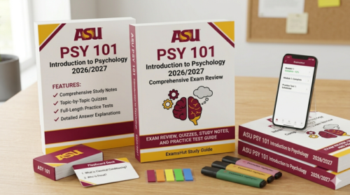ASU PSY 101 Introduction to Psychology Study Guide