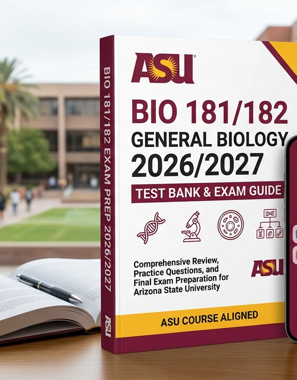 2026/2027 BIO 181 & 182 test bank