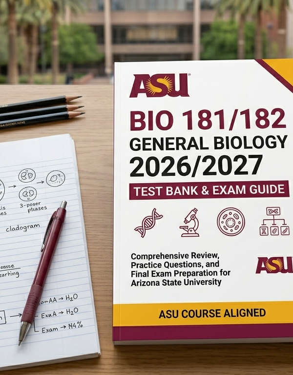 2026/2027 BIO 181 & 182 test bank