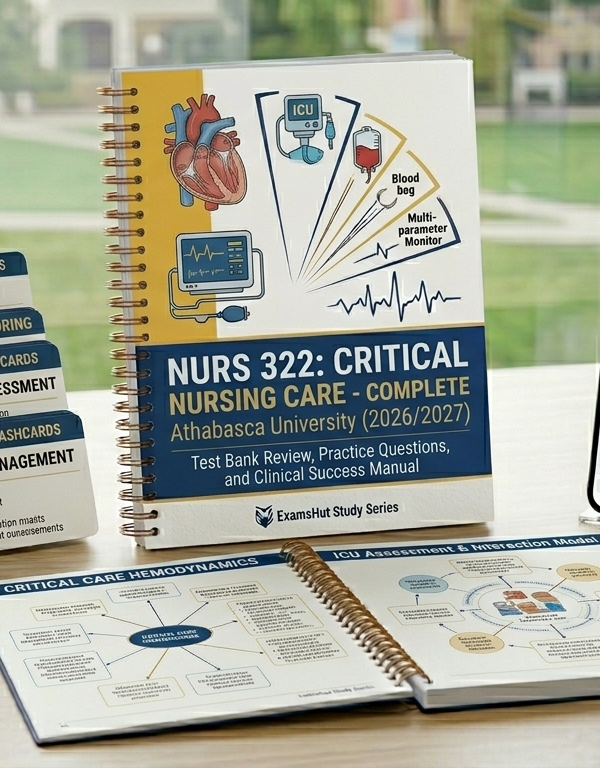 NURS 322 Critical Nursing Care Comprehensive Study Guide