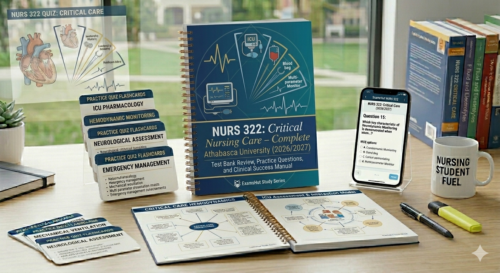 NURS 322 Critical Nursing Care Comprehensive Study Guide
