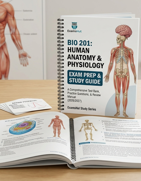 BIO 201 Human Anatomy & Physiology Exam Prep & Test Bank
