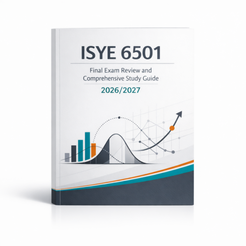 ISYE 6501 Final Exam