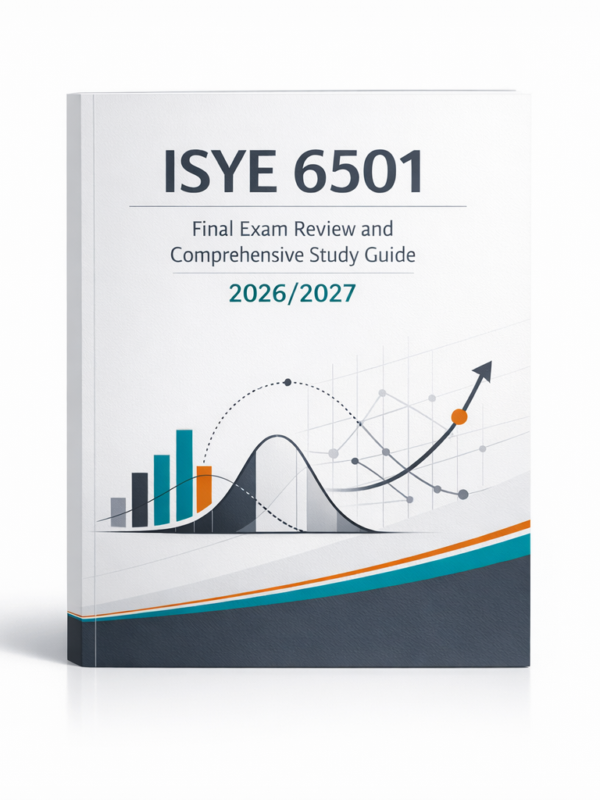 ISYE 6501 Final Exam