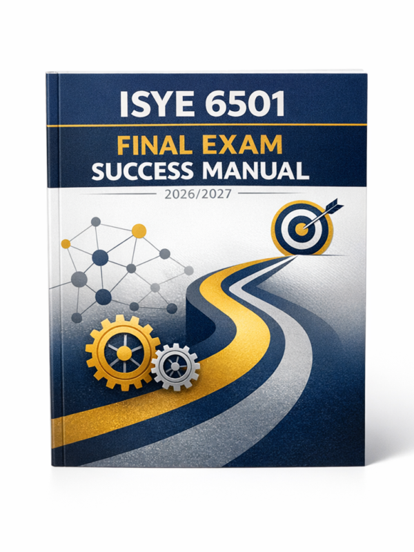 ISYE 6501 Final Exam success