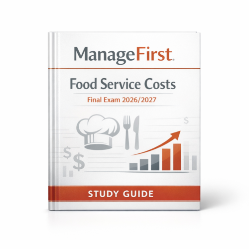 Manage First Food Service Costs Final Exam 2026/2027