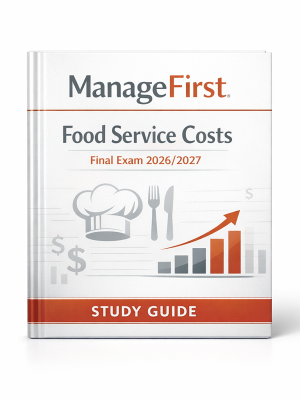 Manage First Food Service Costs Final Exam 2026/2027