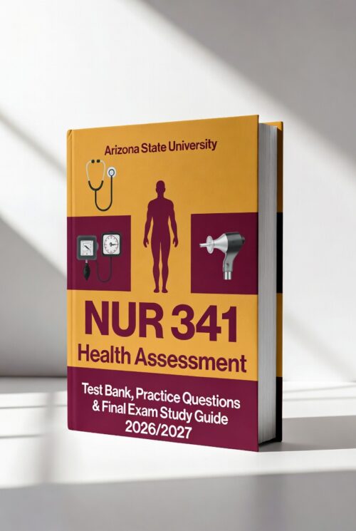 NUR 341 Health Assessment at Arizona State University