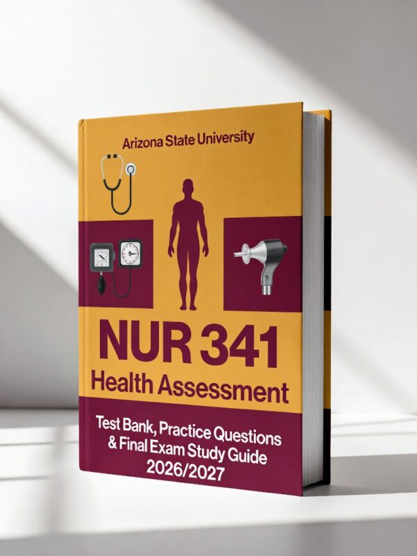 NUR 341 Health Assessment at Arizona State University