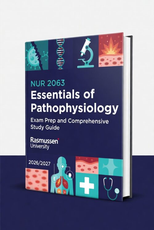 NUR 2063 Essentials of Pathophysiology at Rasmussen University 2026/2027