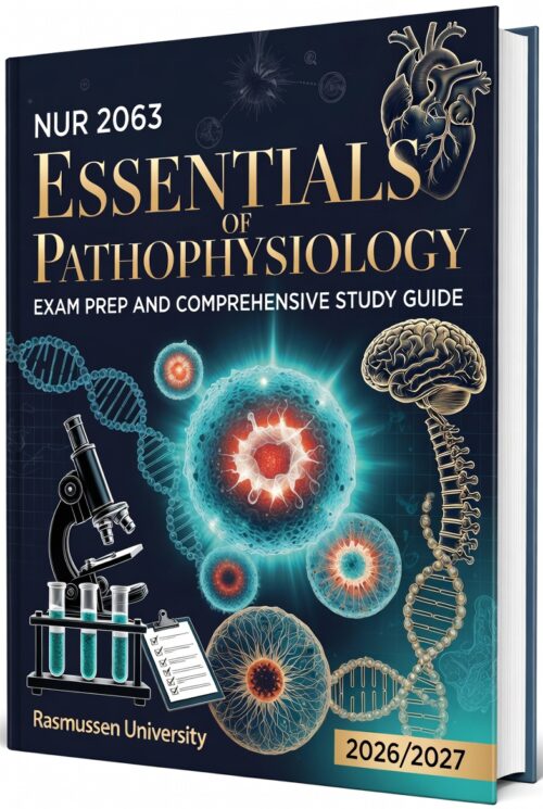 NUR 2063 Essentials of Pathophysiology at Rasmussen University 2026/2027