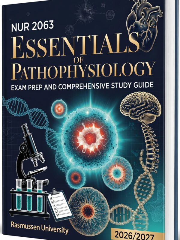 NUR 2063 Essentials of Pathophysiology at Rasmussen University 2026/2027