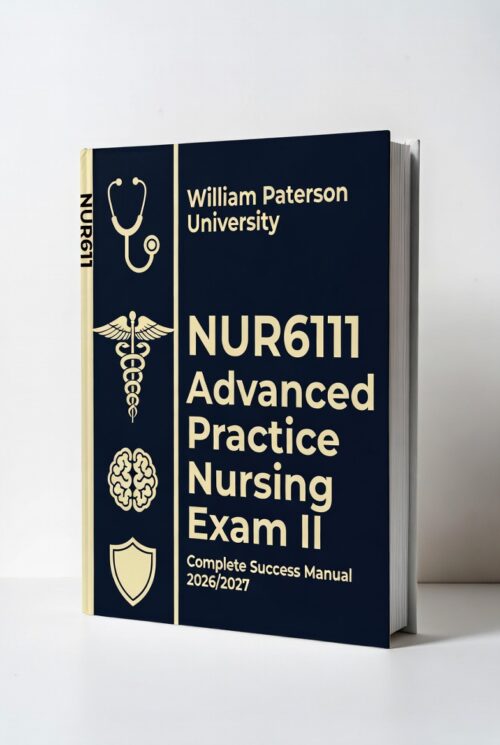NUR6111 Advanced Practice Nursing Exam II at William Paterson University