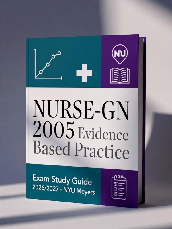 NURSE-GN 2005 Evidence-Based Practice at NYU Meyers