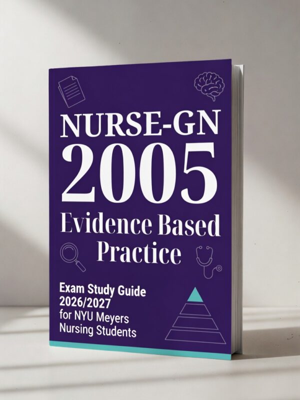 NURSE-GN 2005 Evidence-Based Practice at NYU Meyers