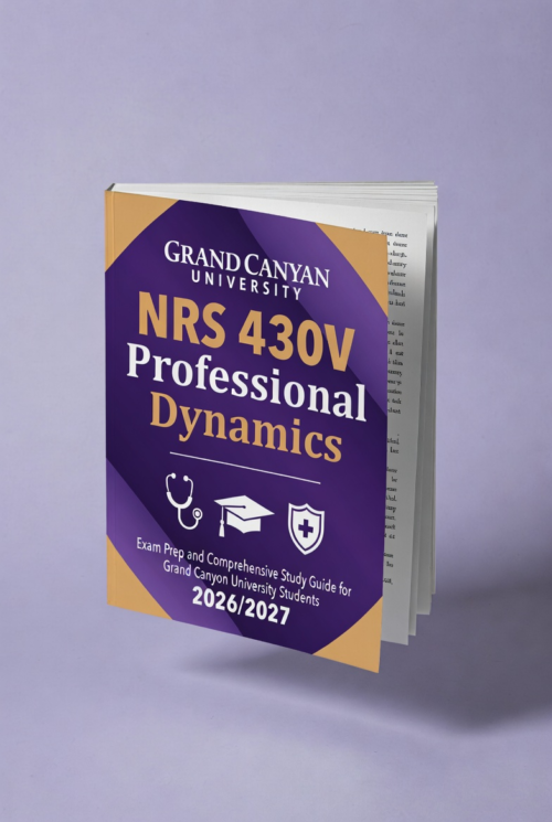 NRS 430V Professional Dynamics at Grand Canyon University