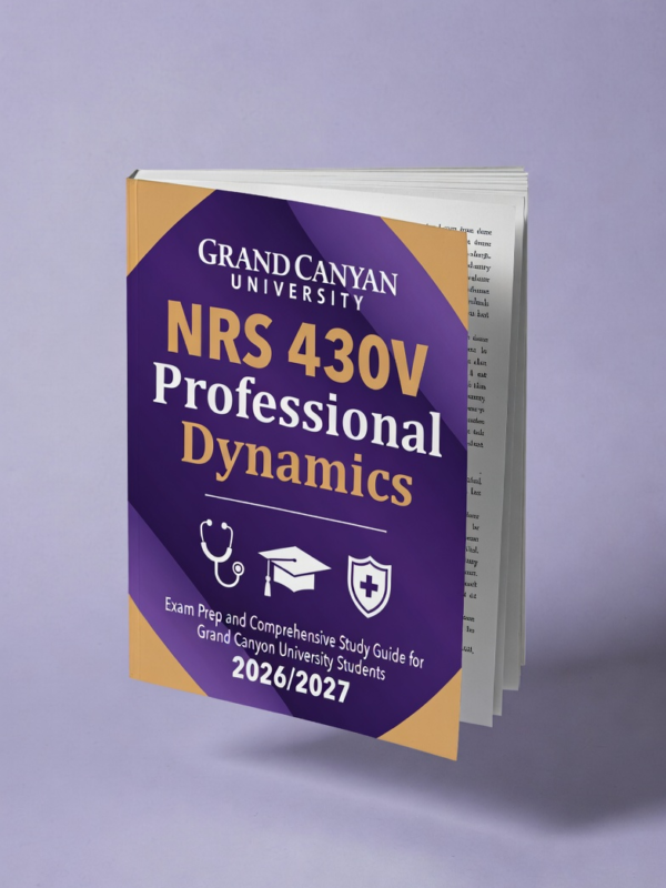NRS 430V Professional Dynamics at Grand Canyon University