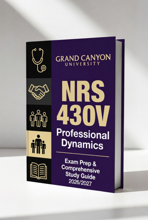 NRS 430V Professional Dynamics at Grand Canyon University