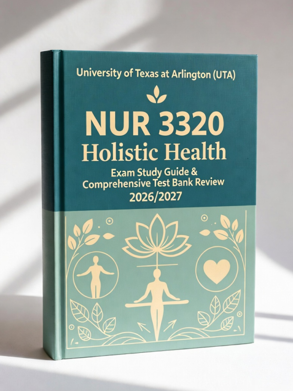 NUR 3320 Holistic Health at University of Texas at Arlington