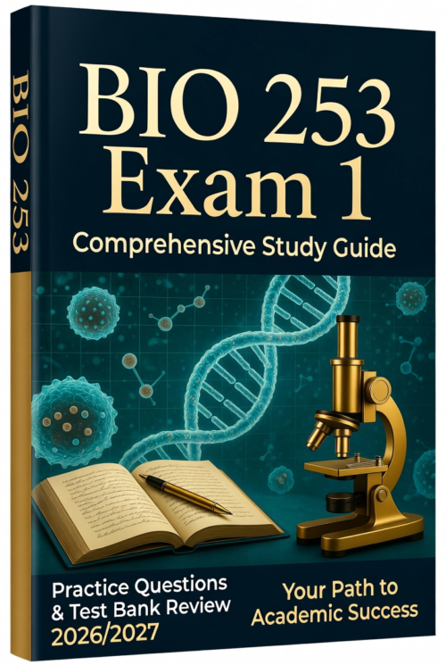 BIO 253 Exam 1 2026/2027