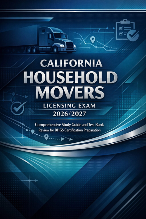 California Household Movers Licensing Exam