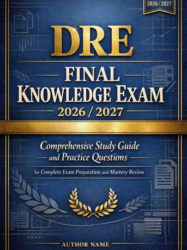 DRE Final Knowledge Exam DRE Final Knowledge Exam