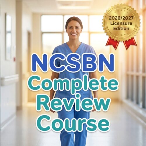 NCSBN Licensure Exam Complete Review Course 2026/2027 | Practice Tests & Strategies