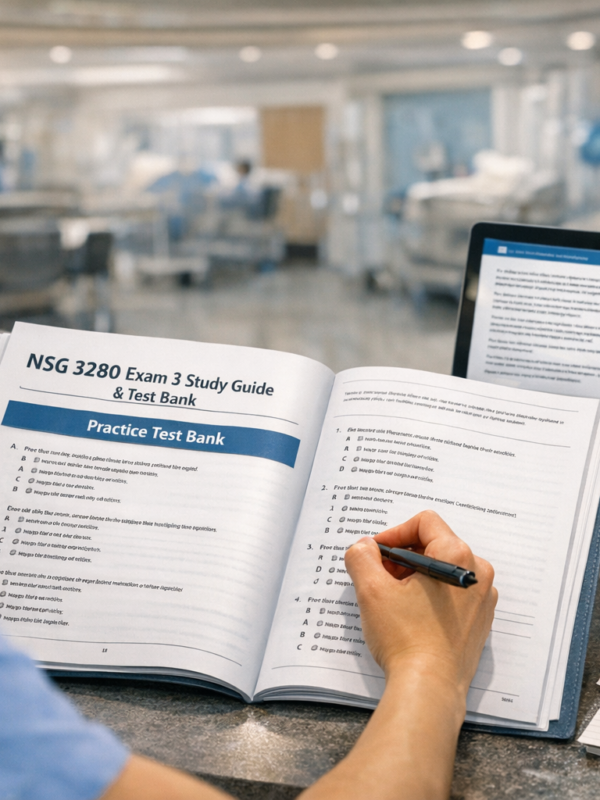 NSG 3280 Exam 3 Study Guide & Test Bank 2026/2027