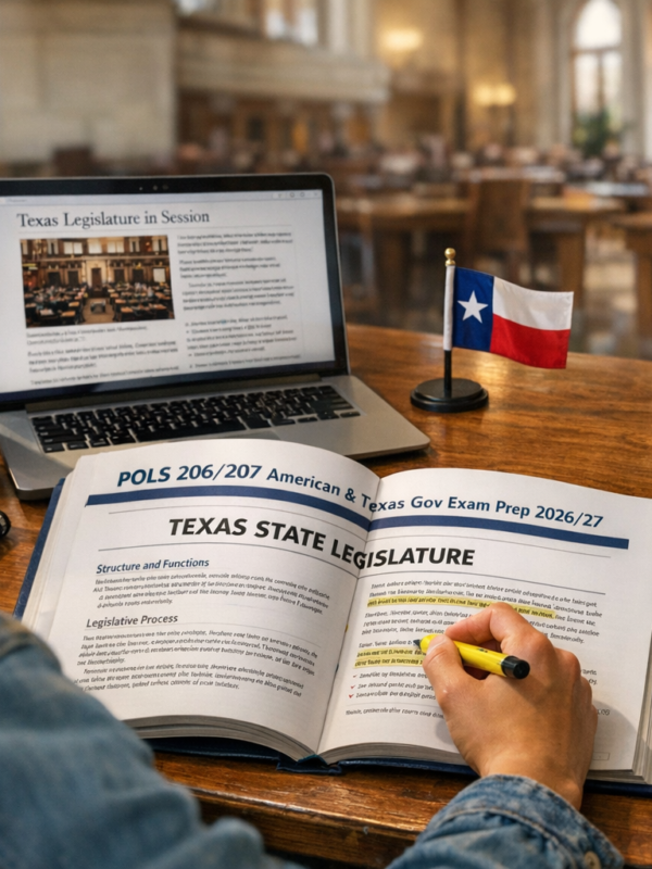 POLS 206/207 American & Texas Gov Exam Prep 2026/27