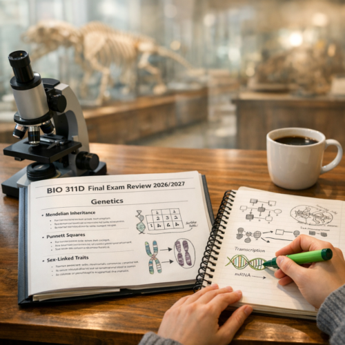 BIO 311D Final Exam 2026/2027
