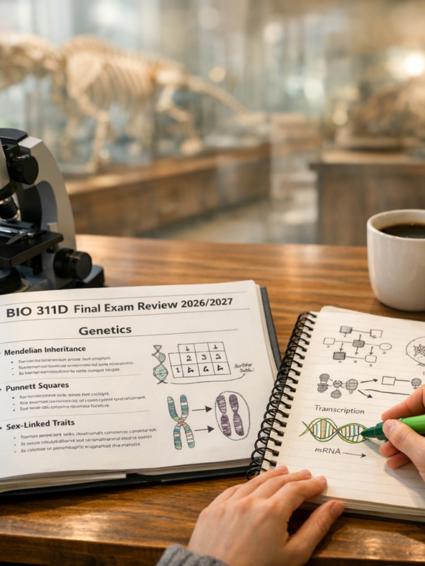 BIO 311D Final Exam 2026/2027