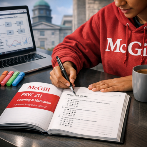 McGill PSYC 211 Learning & Motivation Advanced Study Guide 2026/27