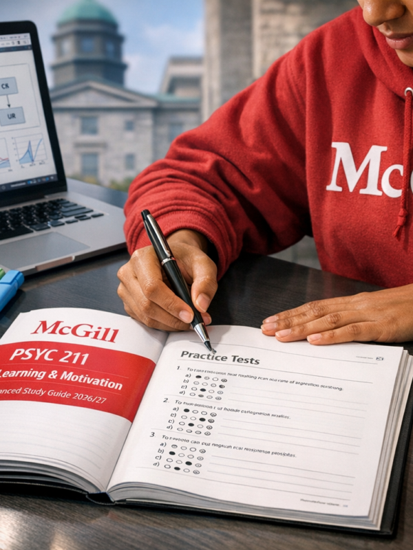 McGill PSYC 211 Learning & Motivation Advanced Study Guide 2026/27