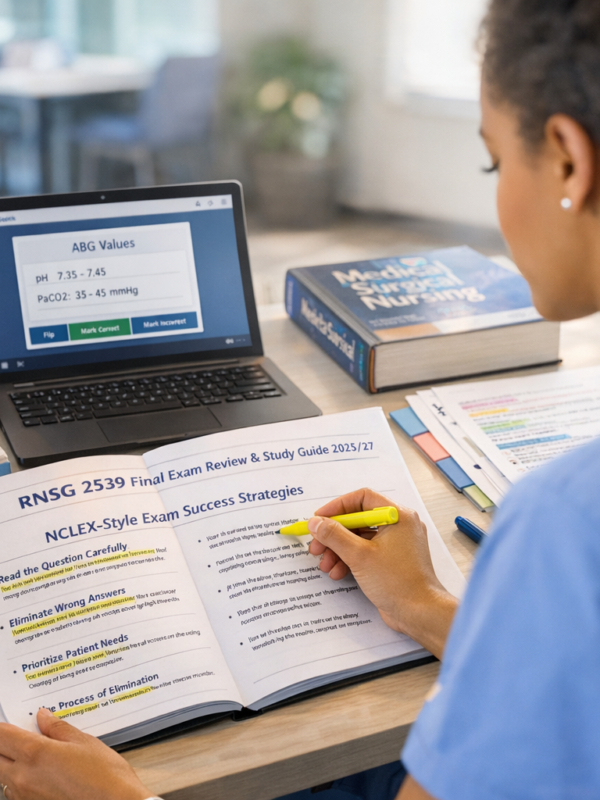 RNSG 2539 Final Exam Review & Study Guide 2026/27