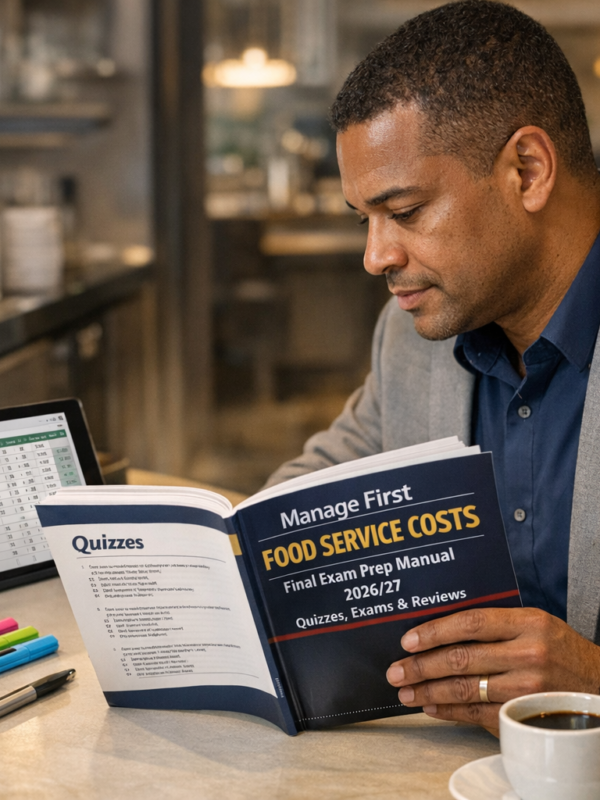 Manage First Food Service Costs Final Exam Prep Manual 2026/27