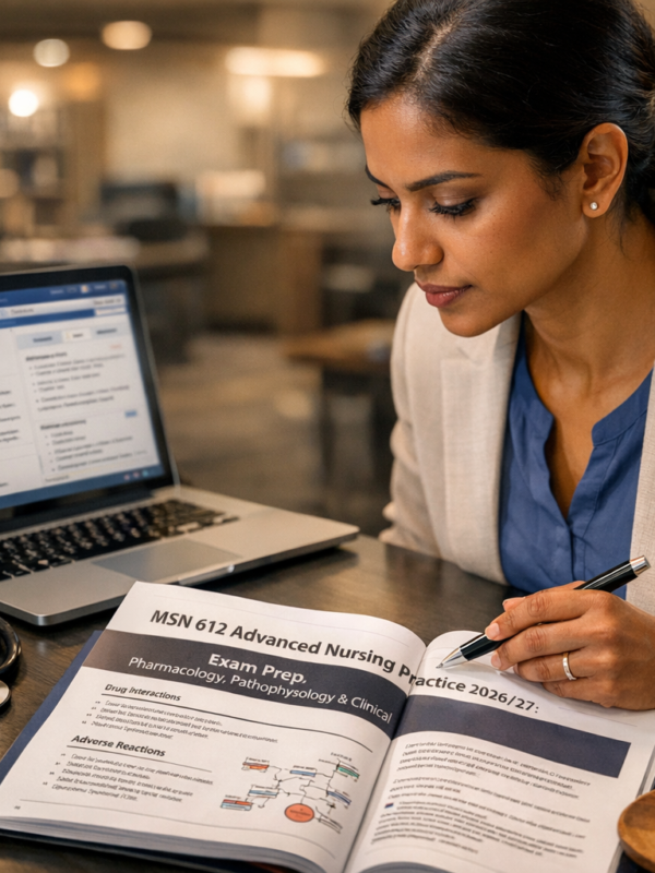 MSN 612 Advanced Nursing Practice exam 2026/2027