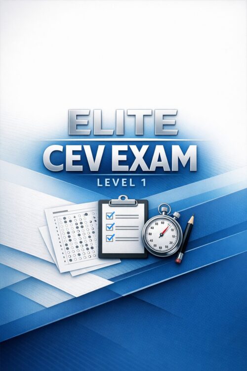 A modern academ Elite CEV Exam Level 1 Study Guide 2026/2027 | Practice Questions & Test Bank
