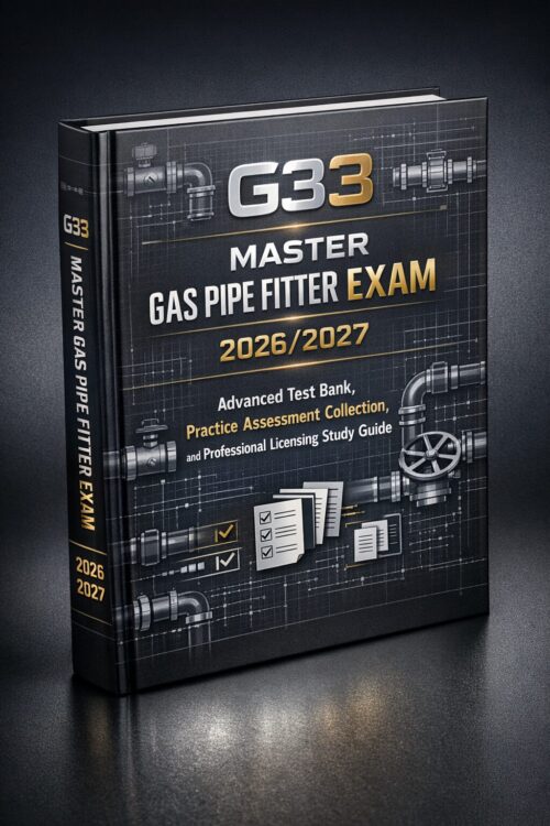 A modern high-e (11) G33 Master Gas Pipe Fitter Exam 2026/2027: Advanced Test Bank, Practice Assessments & Licensing Guide