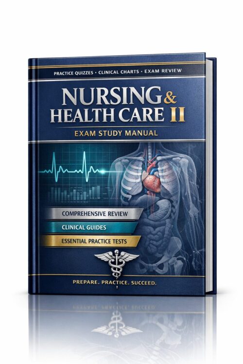A modern high-e (2) NV 180 Exam 3 2026/2027: Nursing and Health Care II Advanced Test Preparation Manual